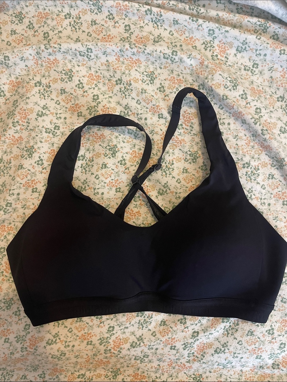 lululemon athletica Black Wireless Scoop Bralette - Smooth Support Sports Bra